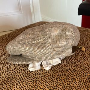 Harry Levinson Vintage wool tweed paperboy cap hat